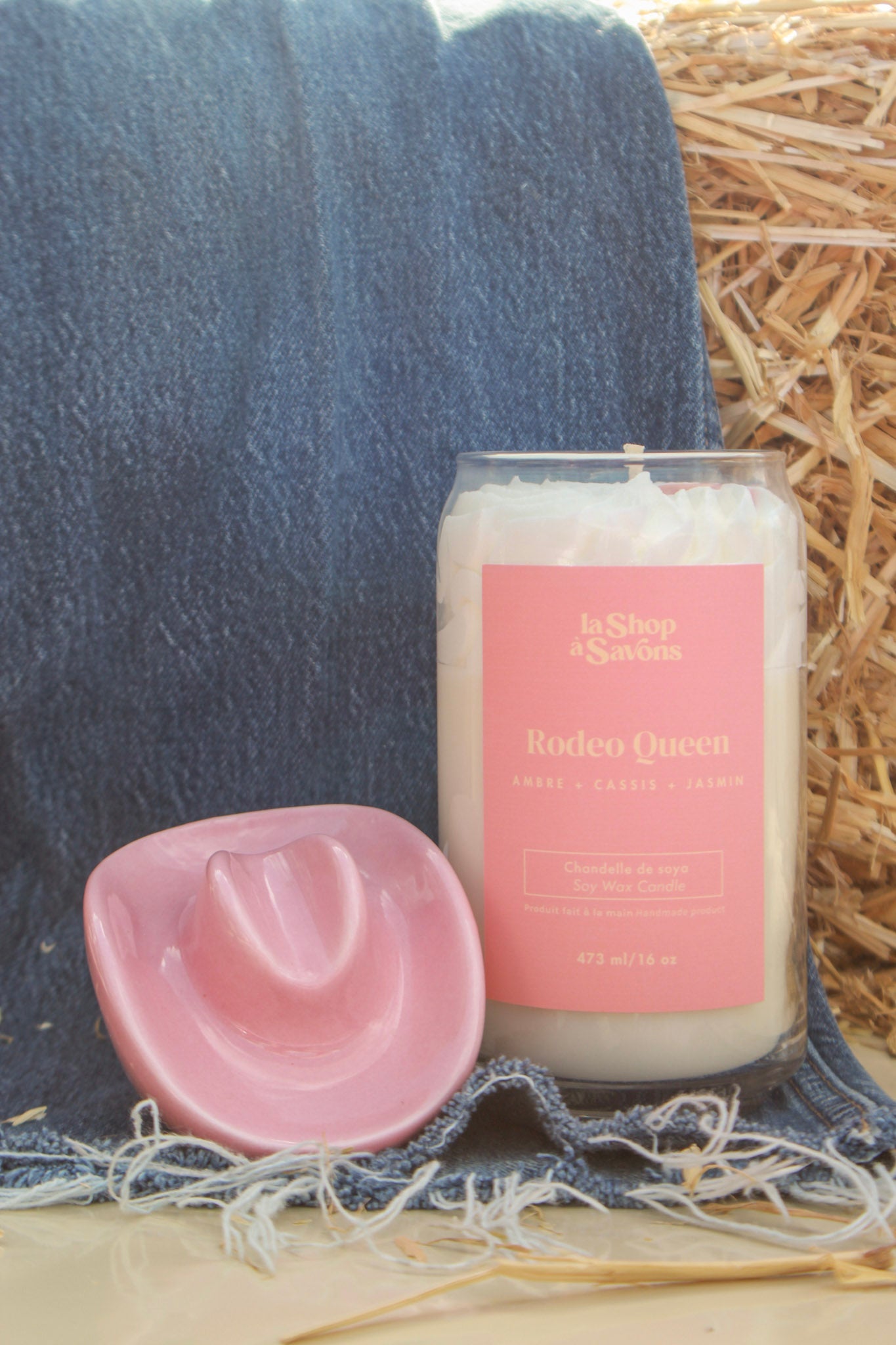 Chandelle de soya 16 oz - Rodeo Queen