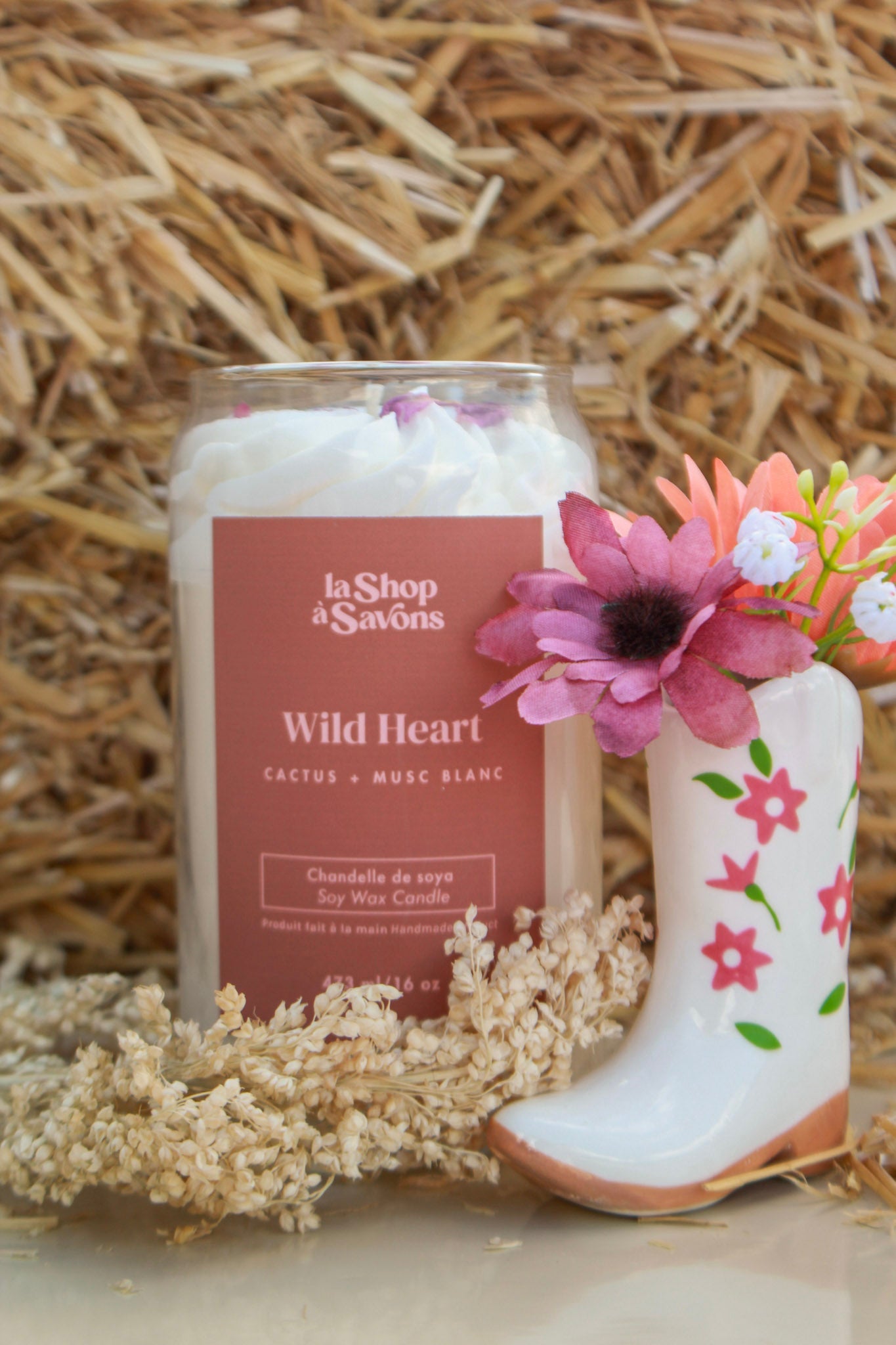 Chandelle de soya 16 oz - Wild Heart