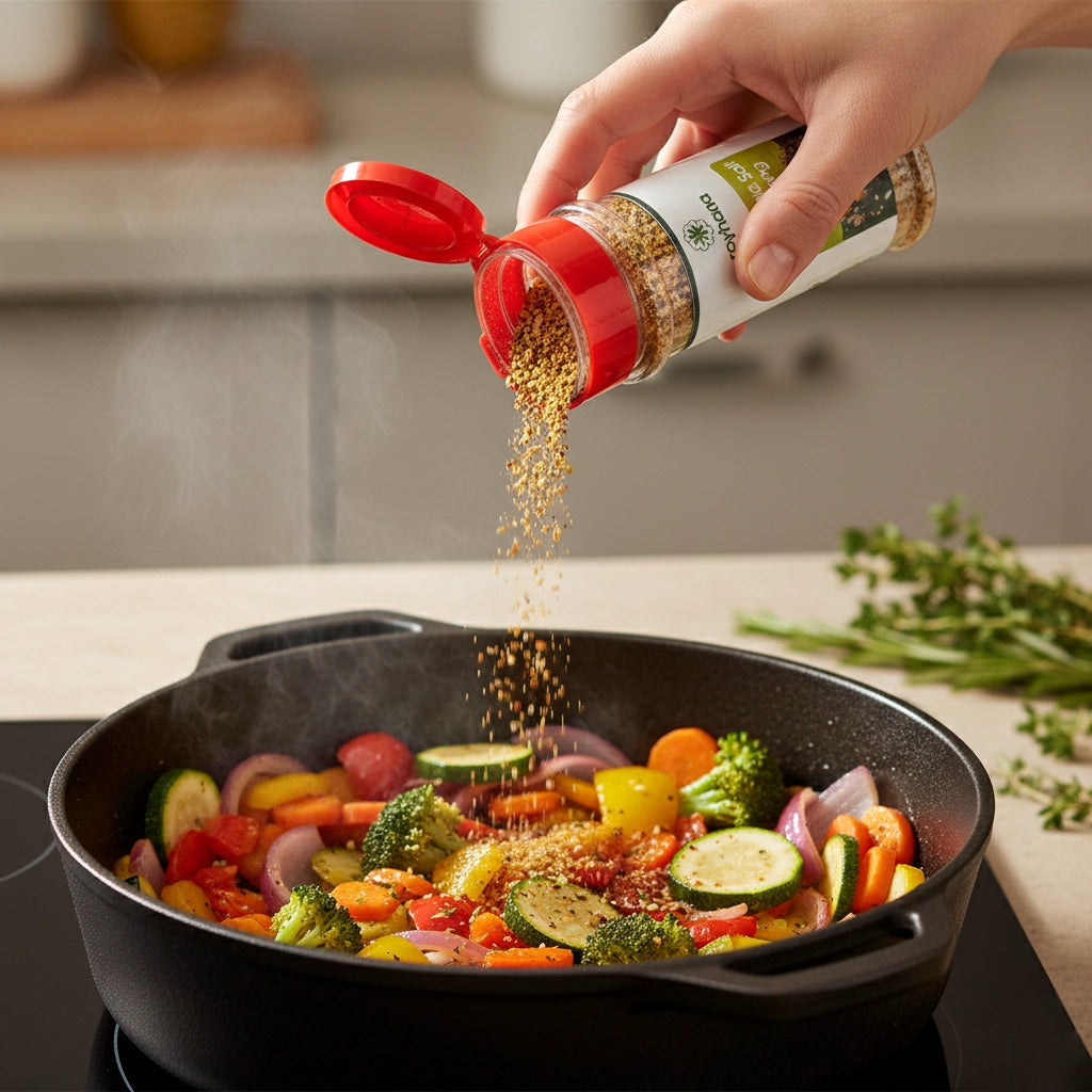 Assaisonnement au sel de légumes