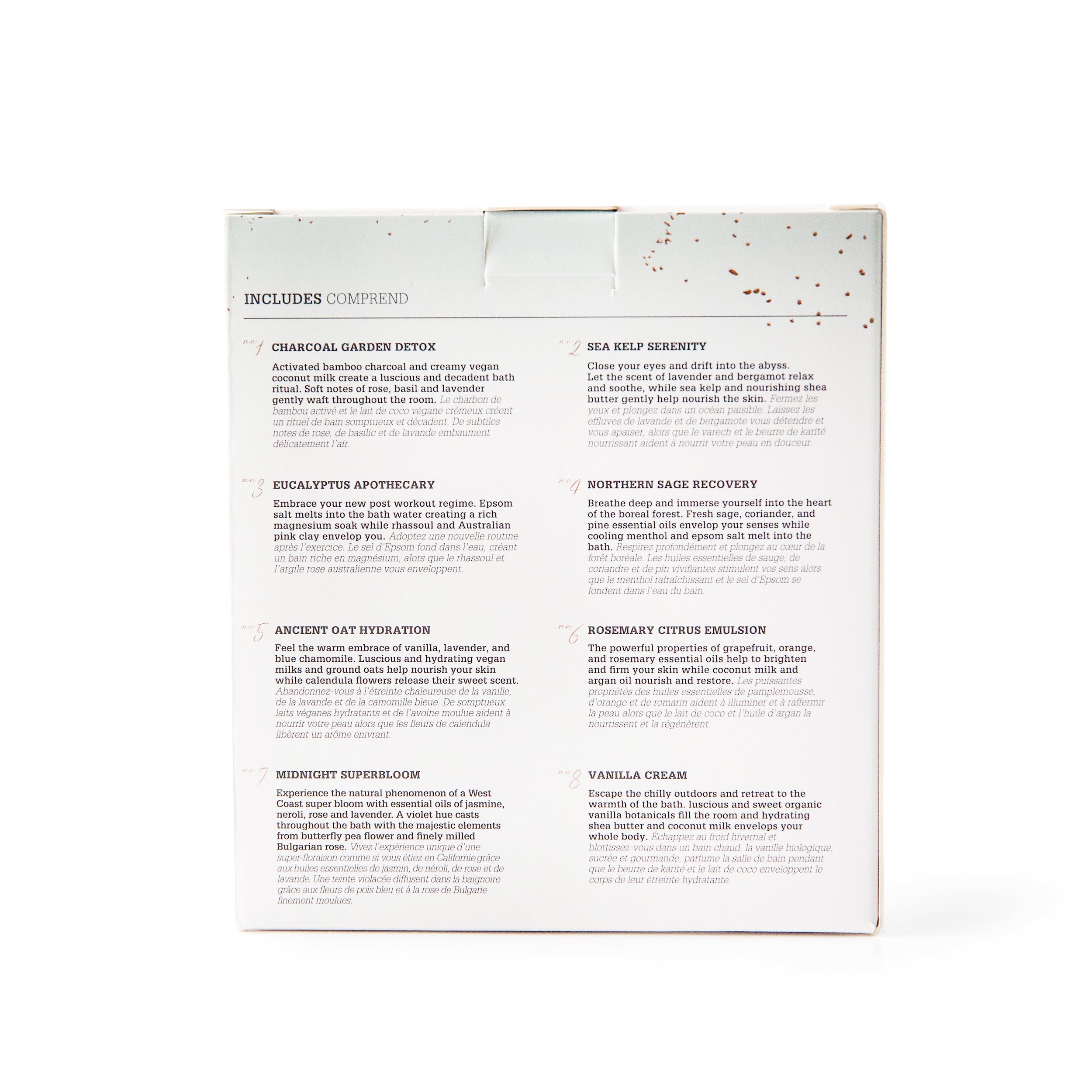 Coffret découverte sels de bain 8-Pack