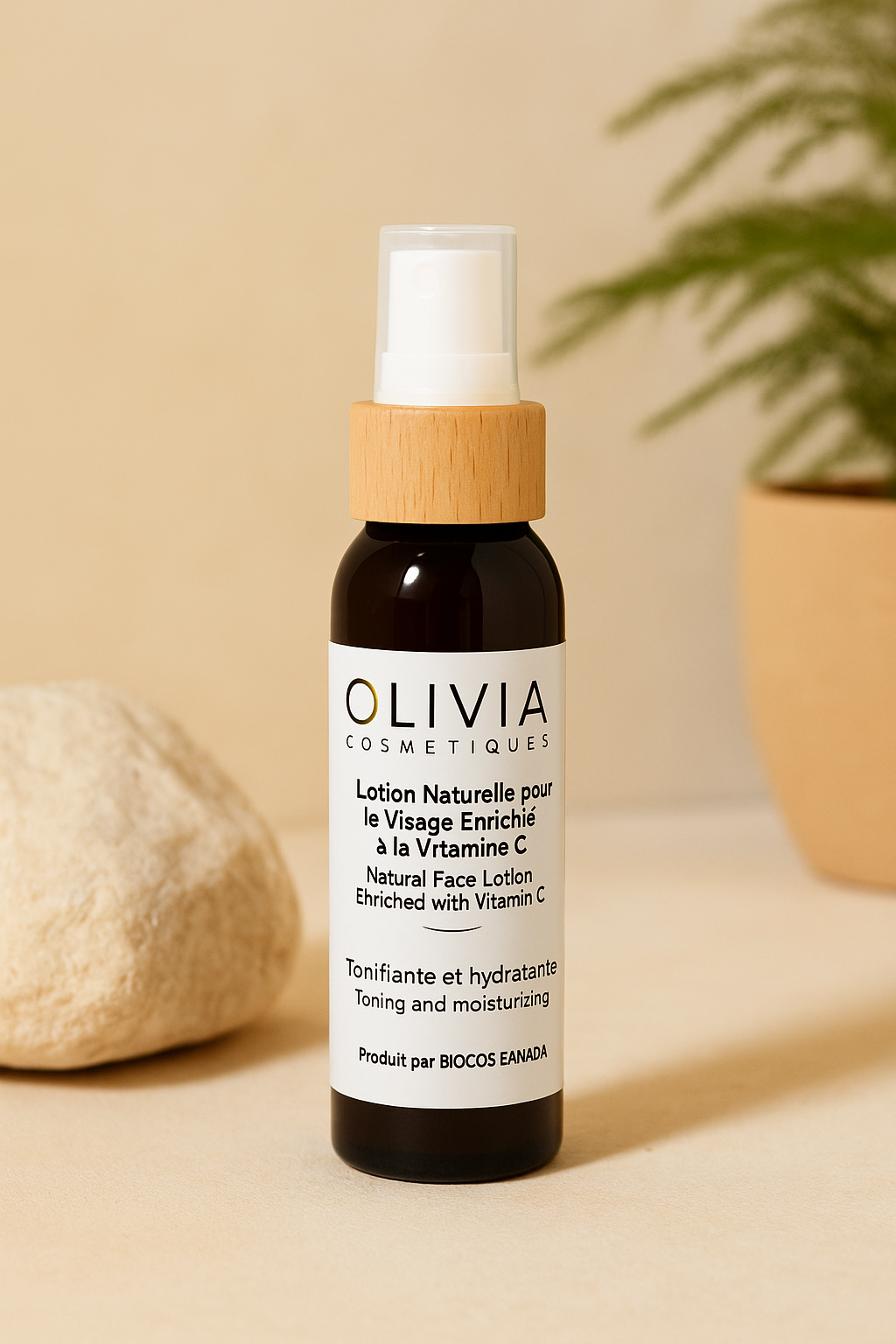 Lotion Naturelle pour le Visage Enrichie à la Vitamine C