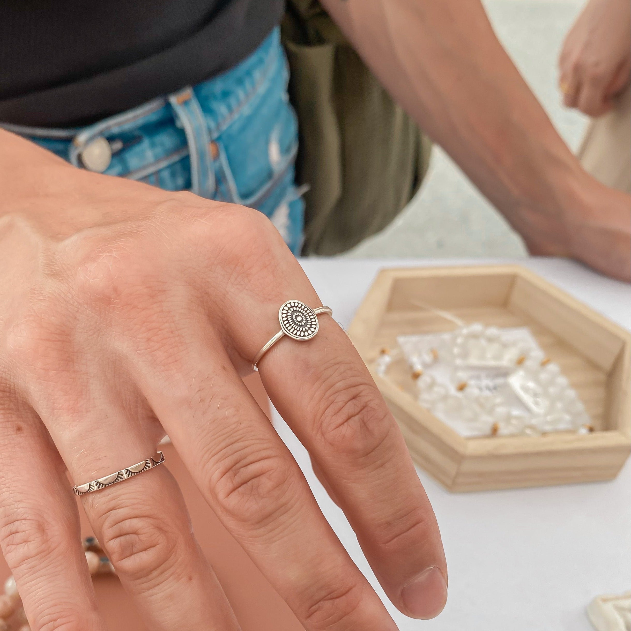 Bague en argent GYPSIE