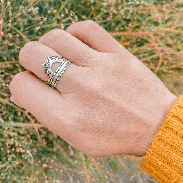 Bague en argent sterling Soley