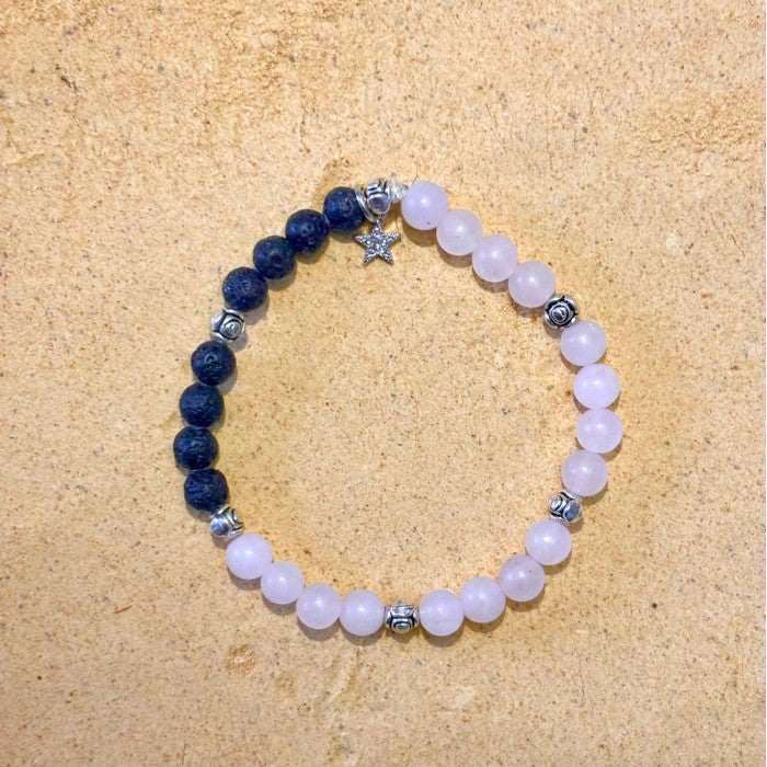 Bracelet Quartz diffuseur rose