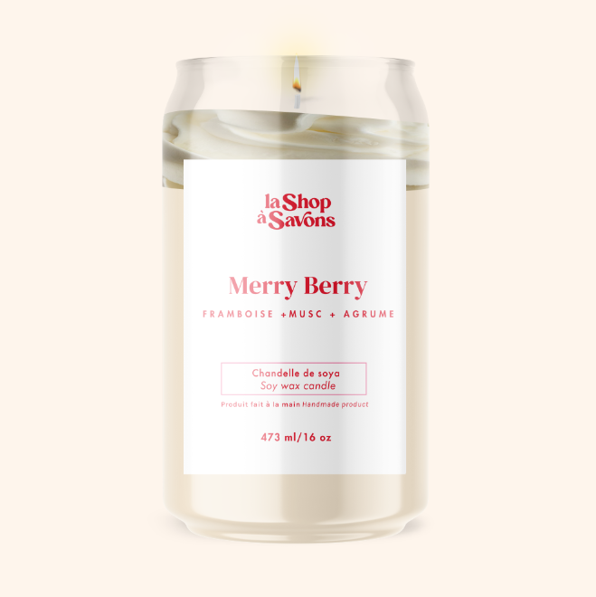 Soy Candle 16 oz - Merry Berry 