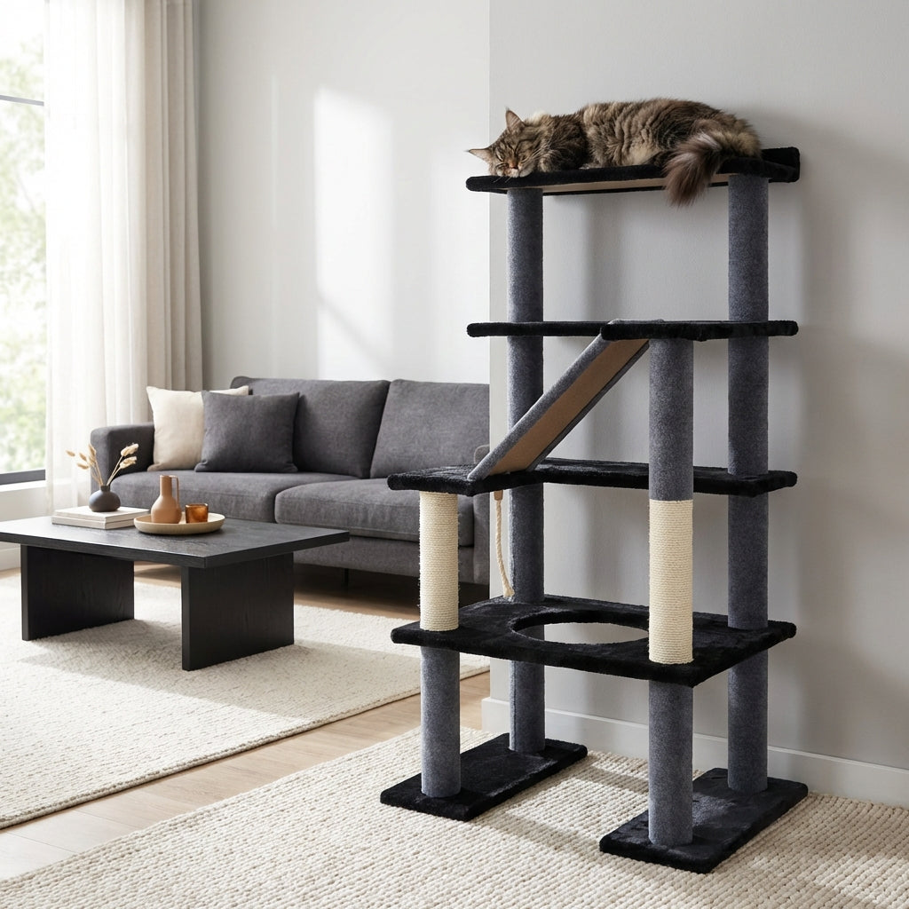 Arbre à chat Main Coon – 5 niveaux