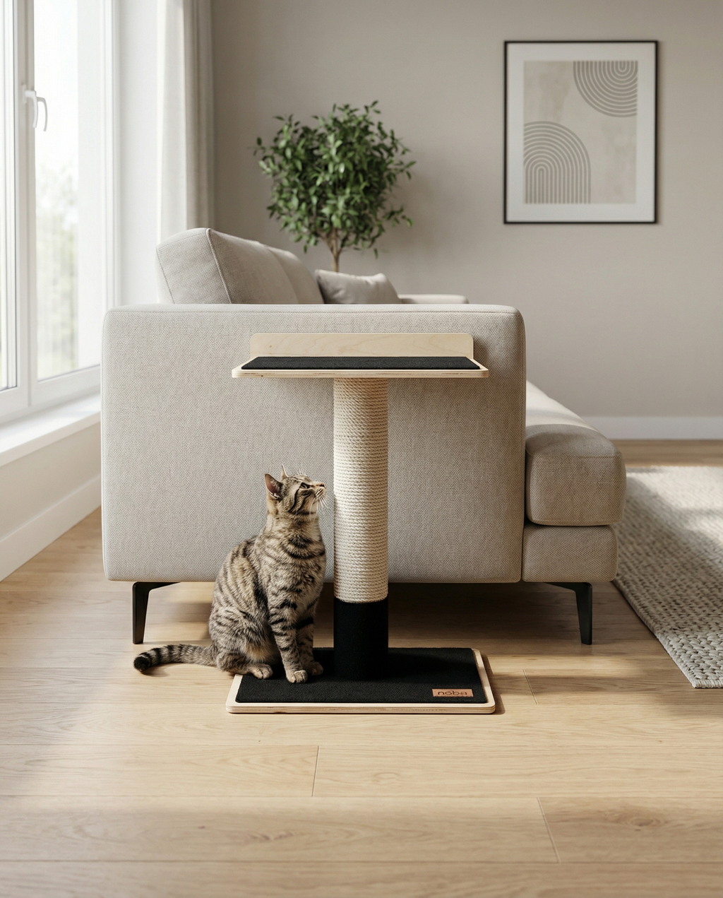 Plywood Cat Tree – 1 Tier