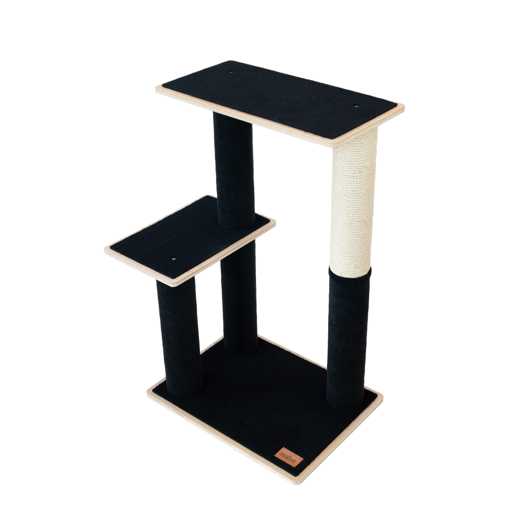Plywood Cat Tree – 2 Tiers