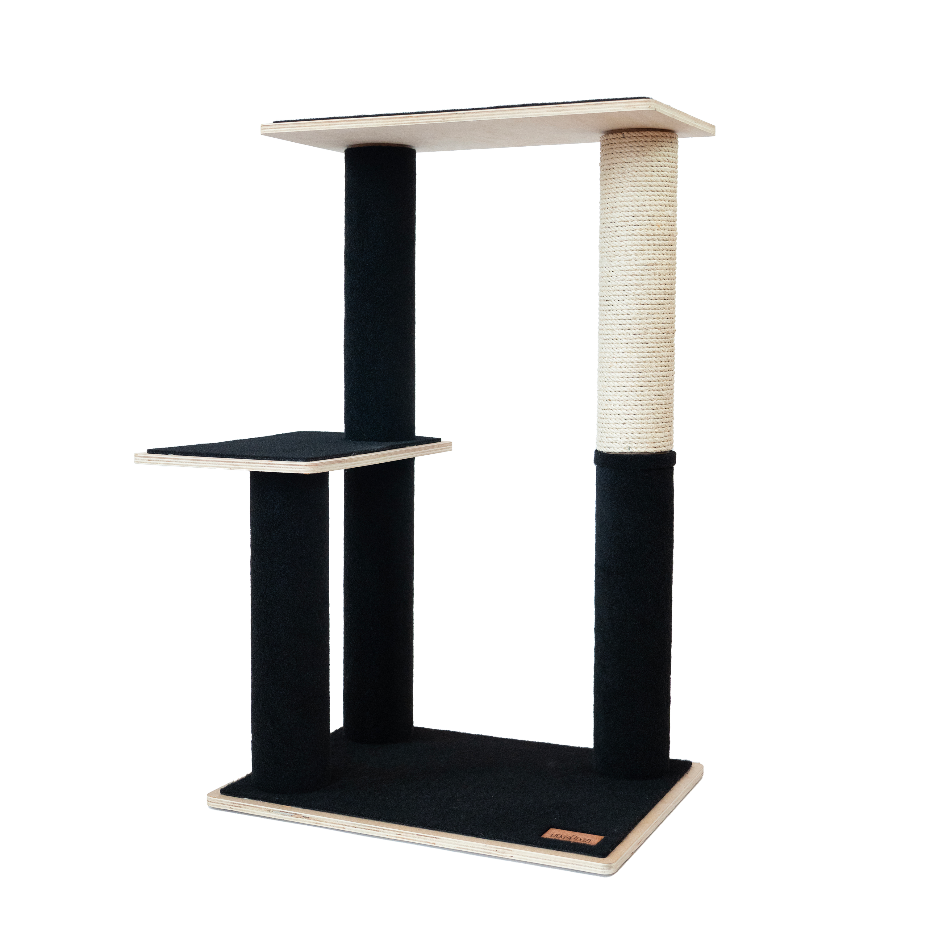 Plywood Cat Tree – 2 Tiers