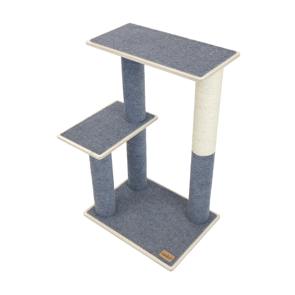 Plywood Cat Tree – 2 Tiers