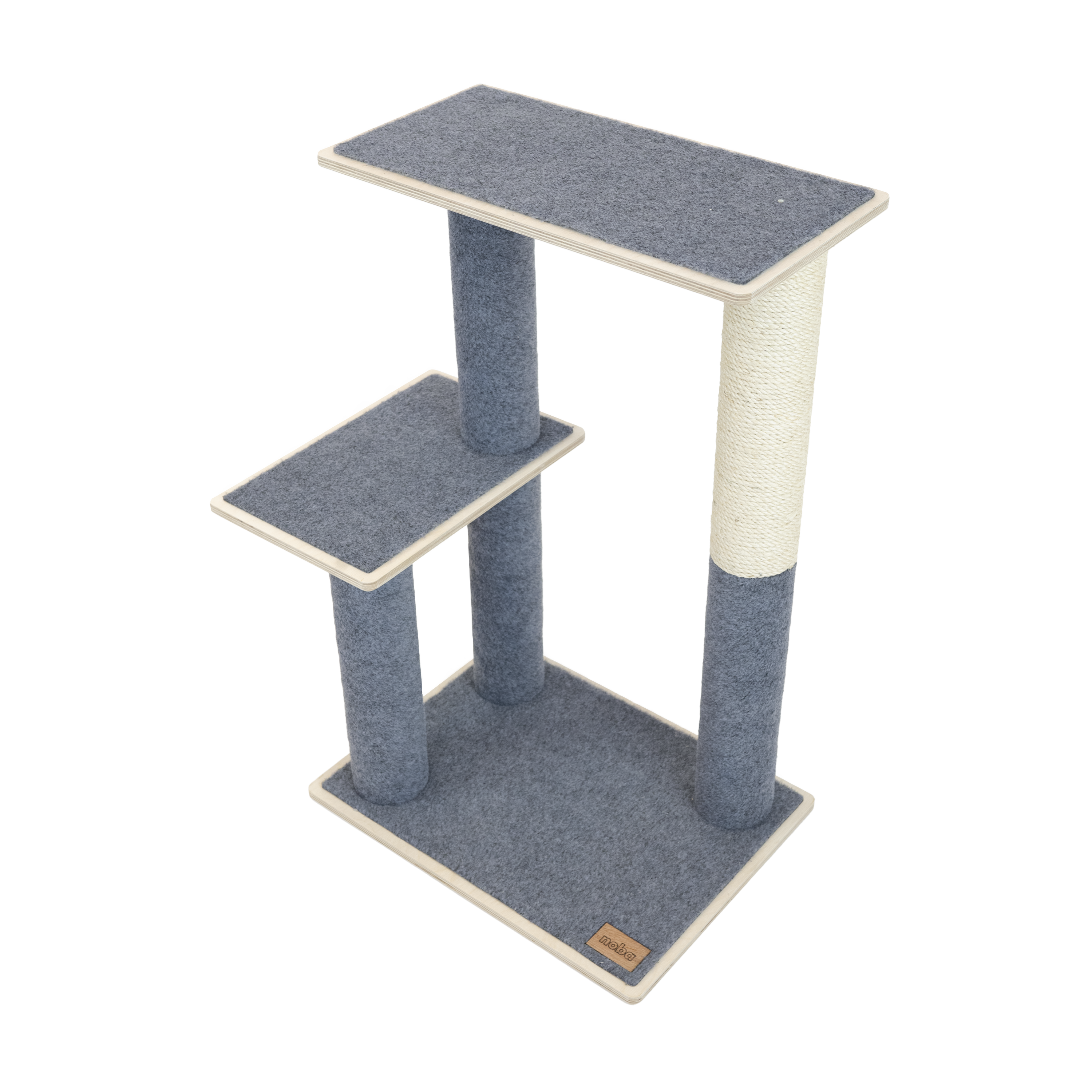 Plywood Cat Tree – 2 Tiers