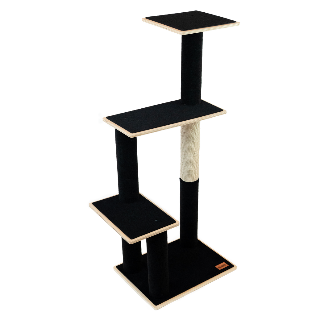 Plywood Cat Tree – 3 Tiers