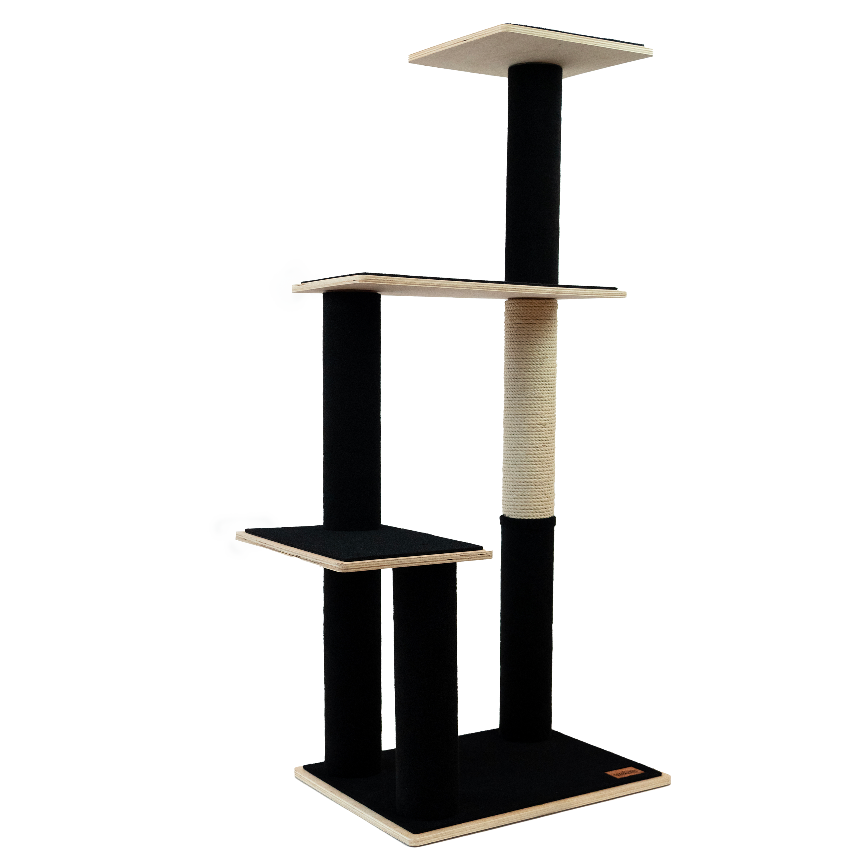 Plywood Cat Tree – 3 Tiers