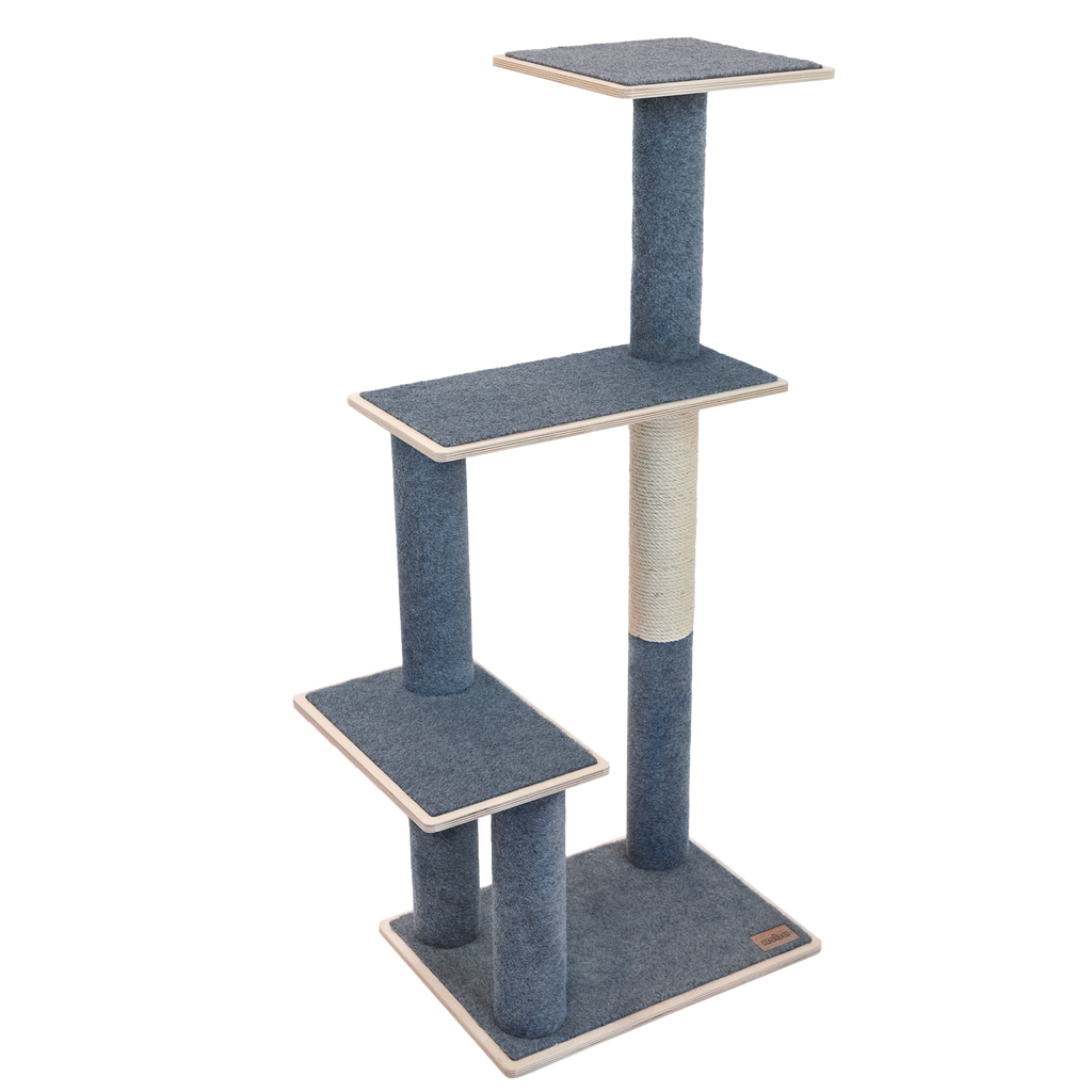 Plywood Cat Tree – 3 Tiers