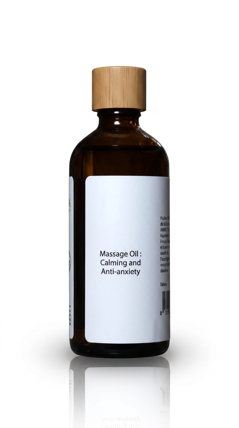Calming and anti-anxiety massage oil