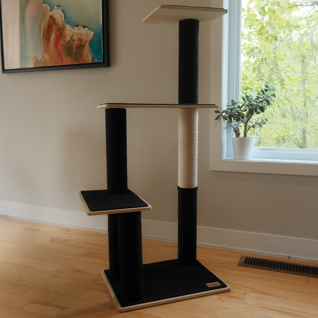 Plywood Cat Tree – 3 Tiers