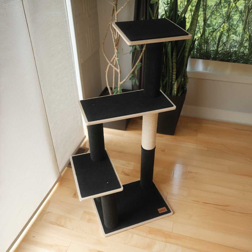 Plywood Cat Tree – 3 Tiers