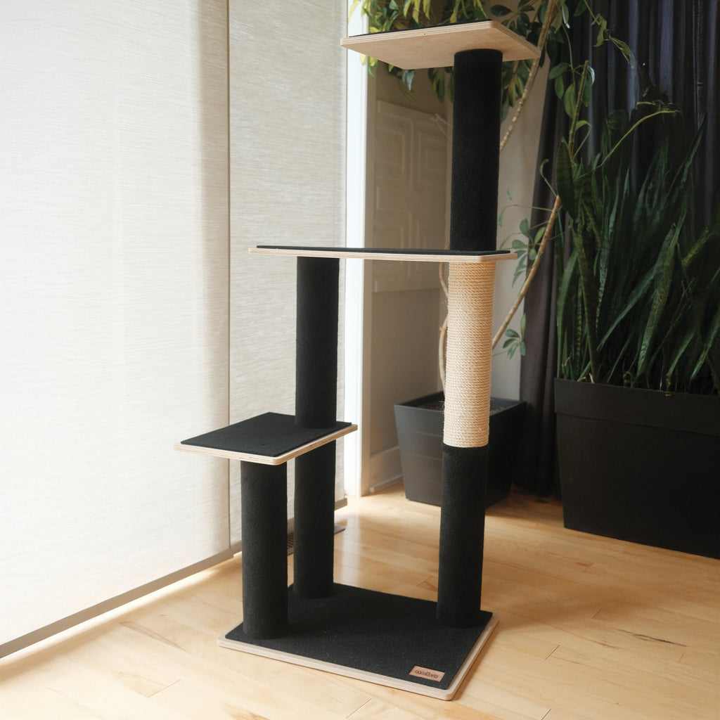 Plywood Cat Tree – 3 Tiers