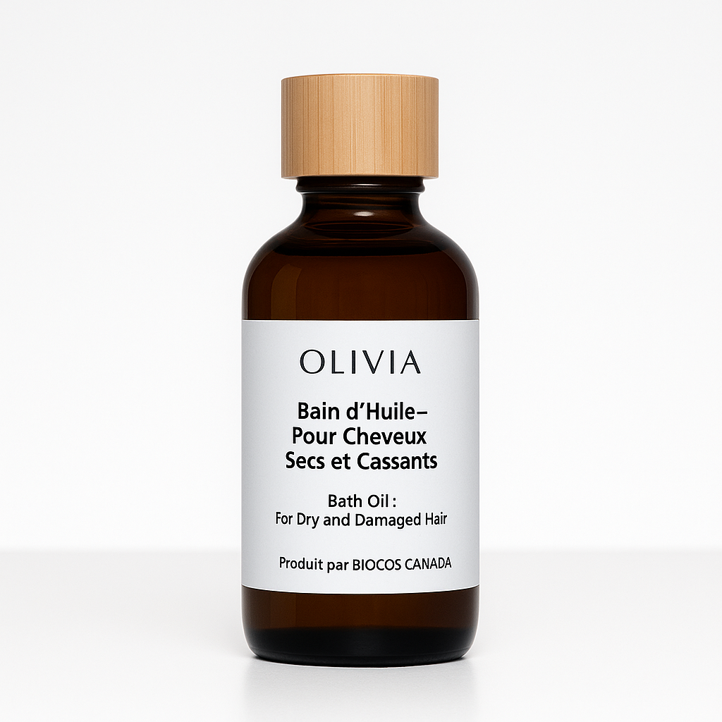 Huile pour cheveux secs et cassants (Bain)