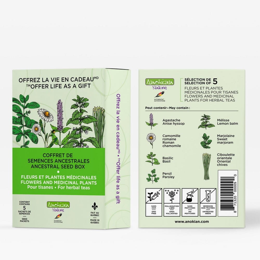 Coffret Semences Ancestrales – Fleurs et Plantes Médicinales