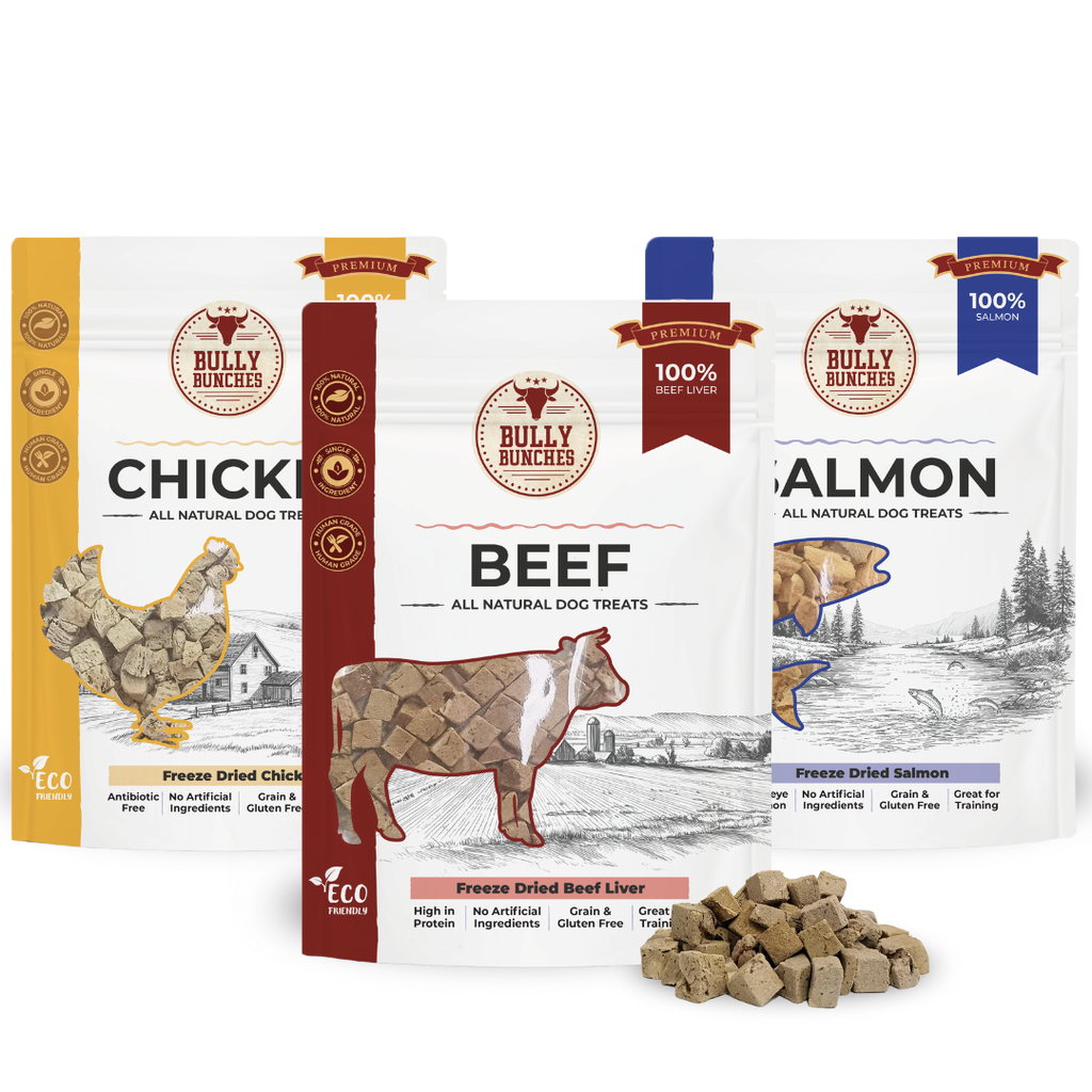 Freeze-dried Treats Variety Pack (Beef, Chicken & Salmon)