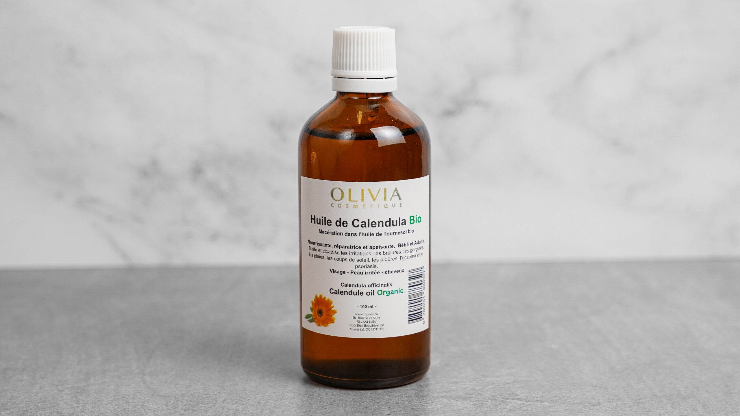 Huile de calendula biologique