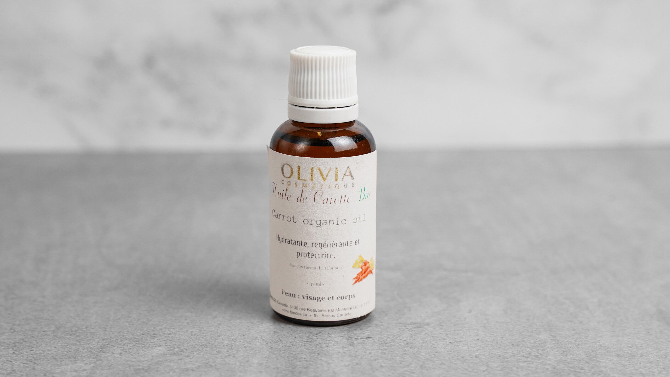 Huile de carotte biologique