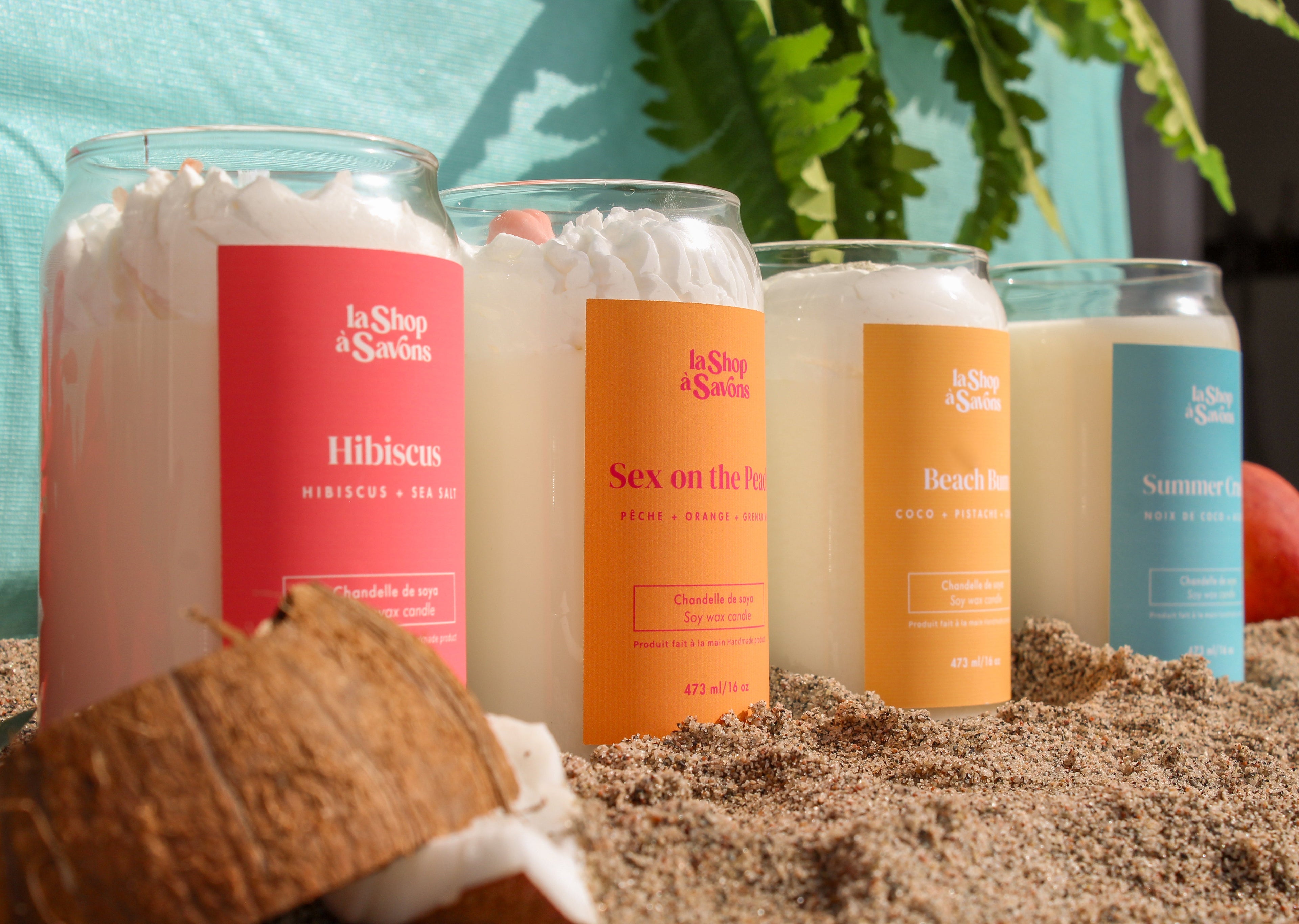 Chandelle de soya 16 oz - Beach Bum