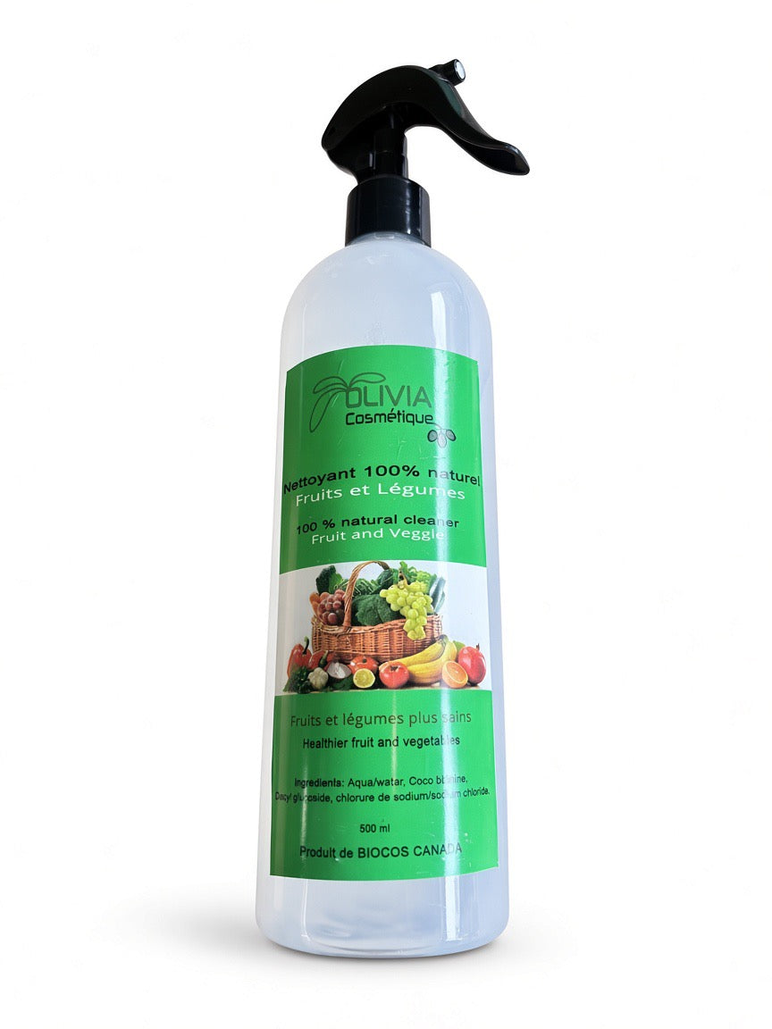 Nettoyant 100% naturel pour fruits et légumes