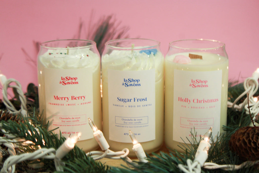 16 oz soy candle - Sugar Frost 