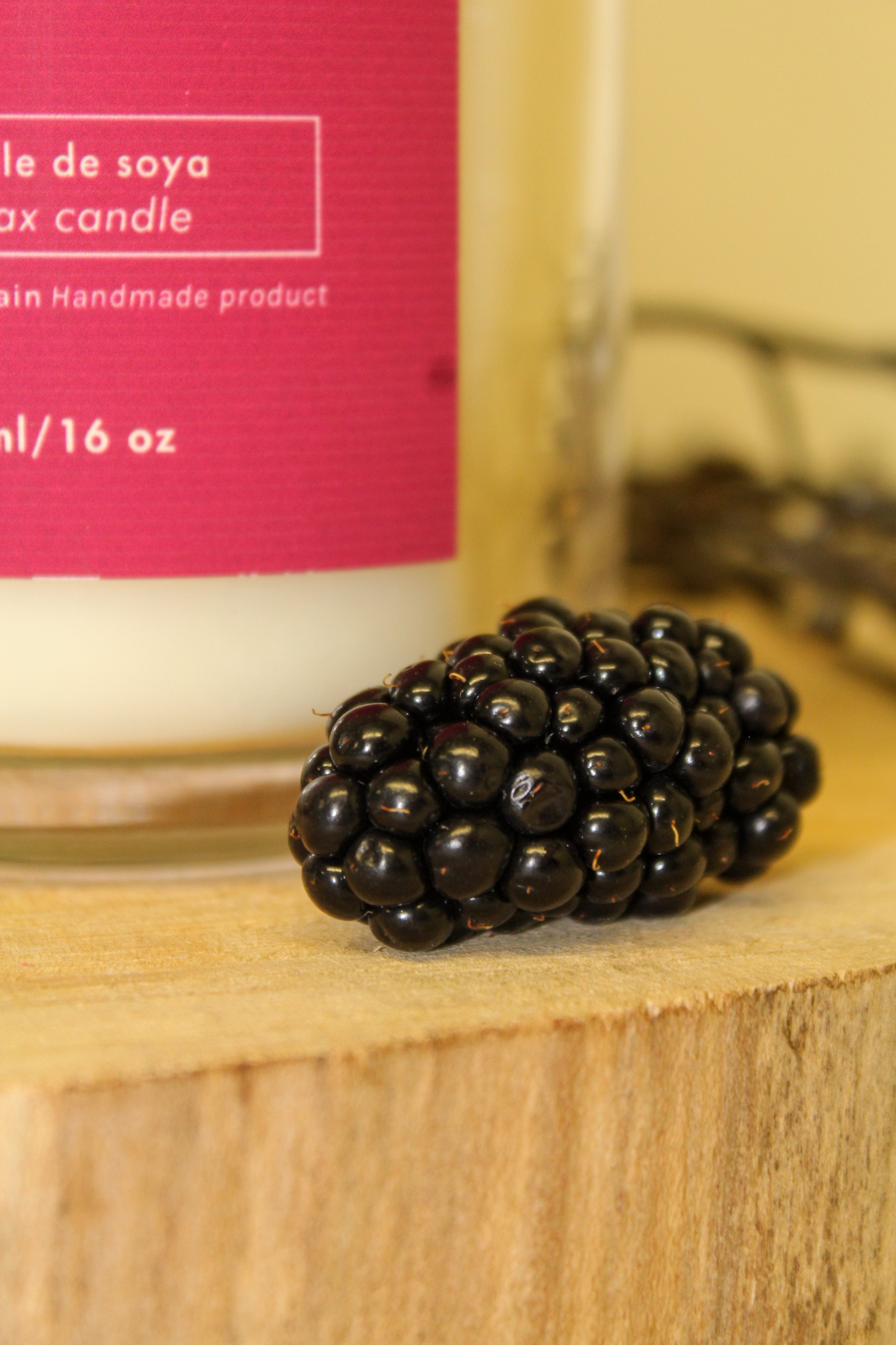 Chandelle de soya 16 oz - Mûre & Vanille