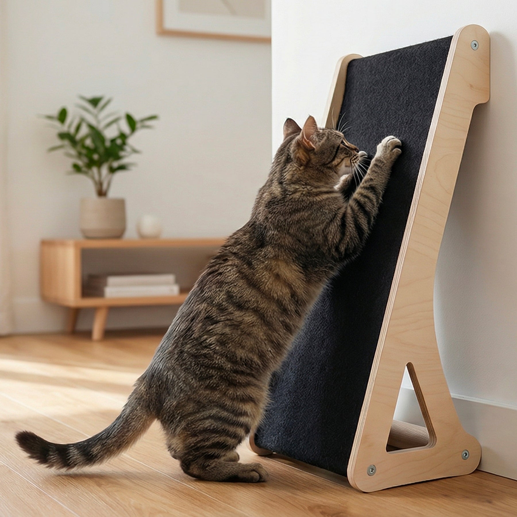 Griffoir Incliné pour Chat – Mur et Sol