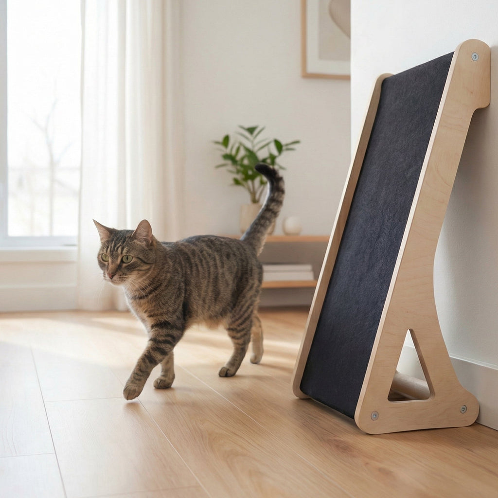 Griffoir Incliné pour Chat – Mur et Sol