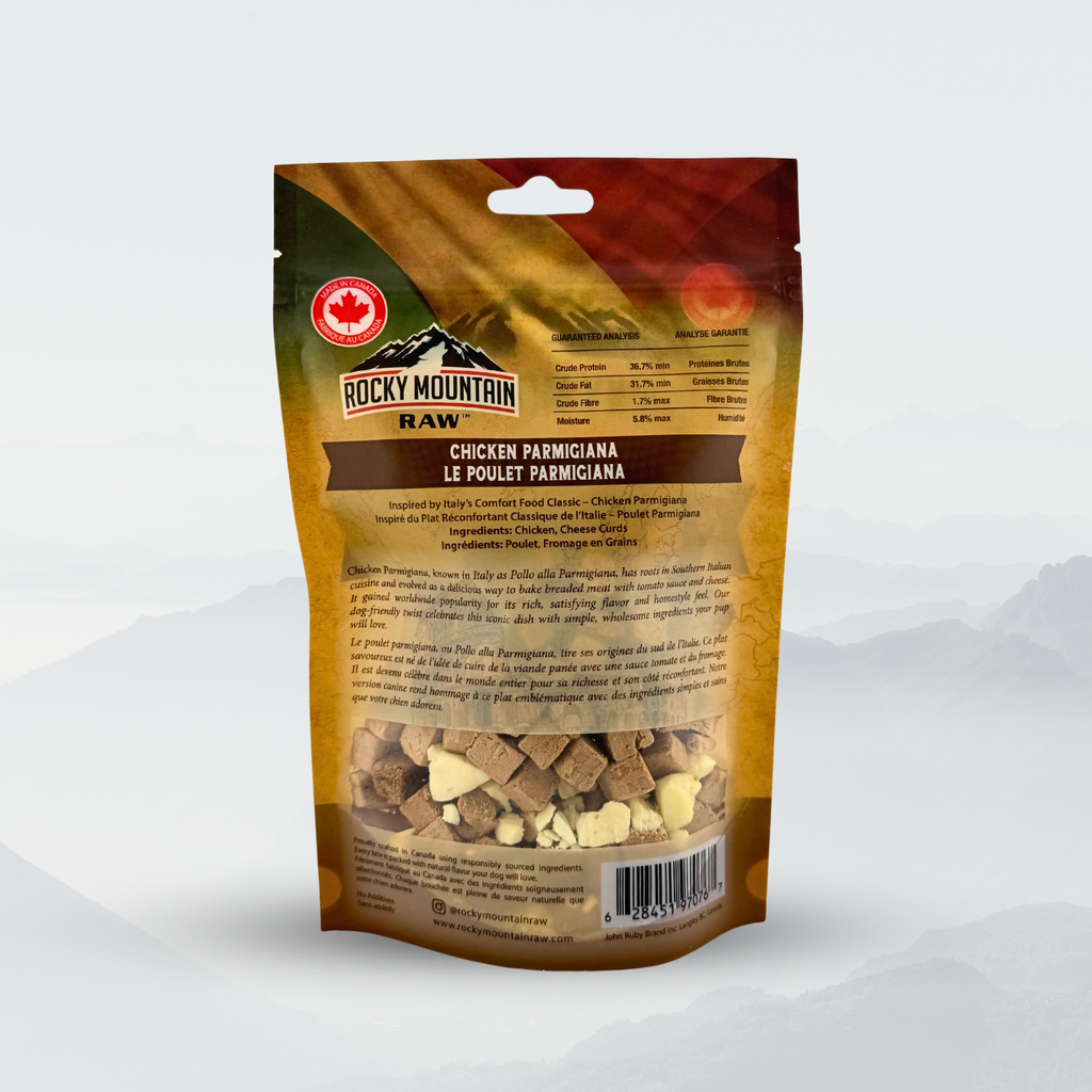 Freeze-Dried Chicken Parmigiana Treats