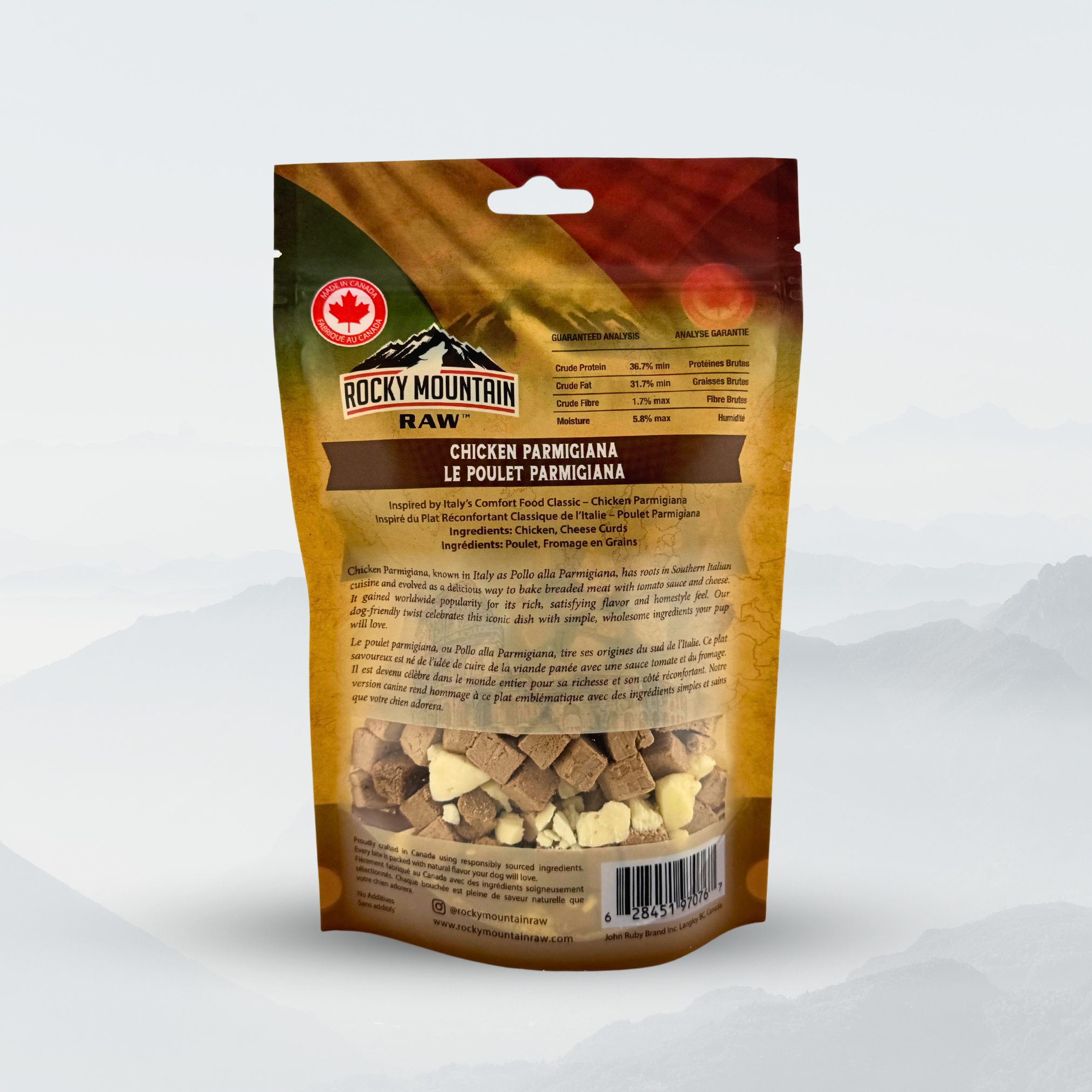 Freeze-Dried Chicken Parmigiana Treats