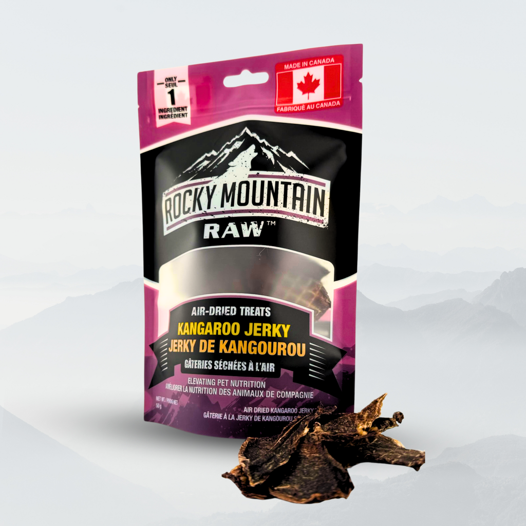 Dried kangaroo jerky