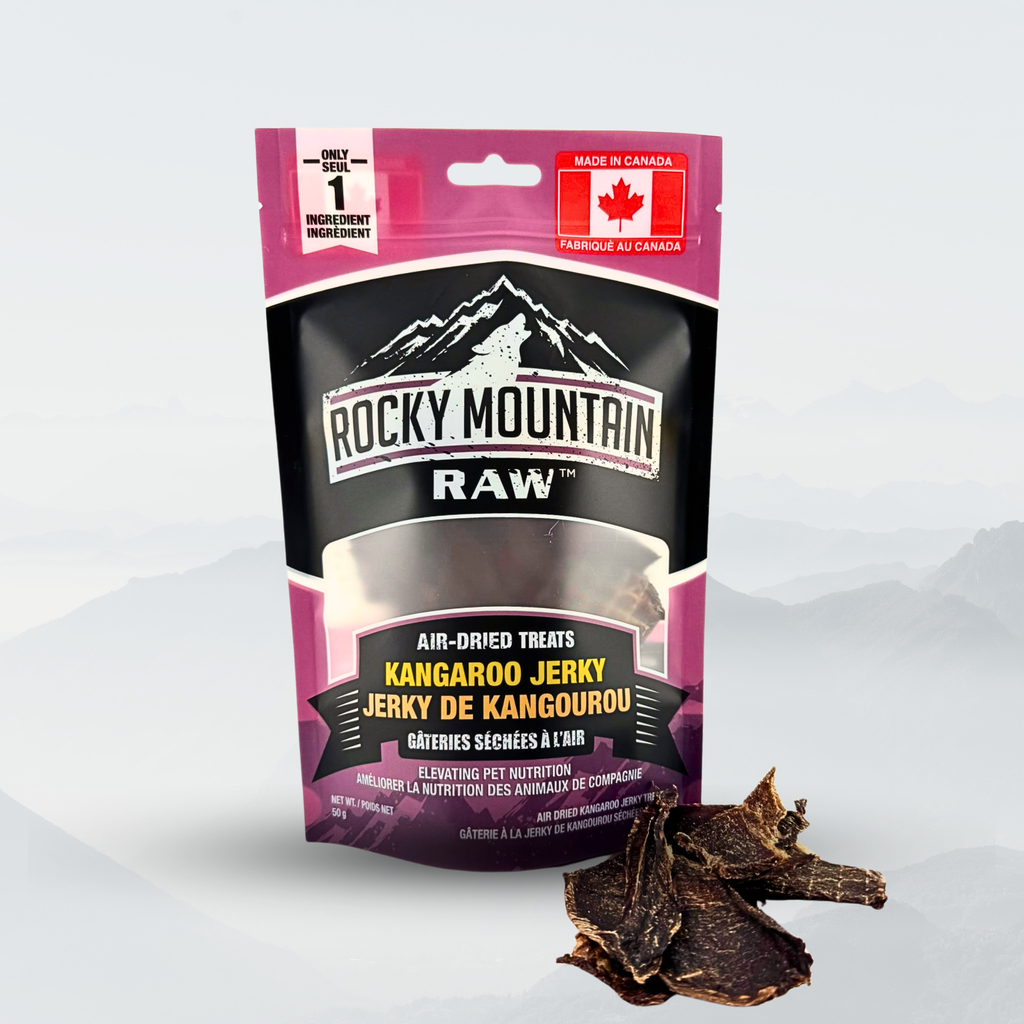 Dried kangaroo jerky