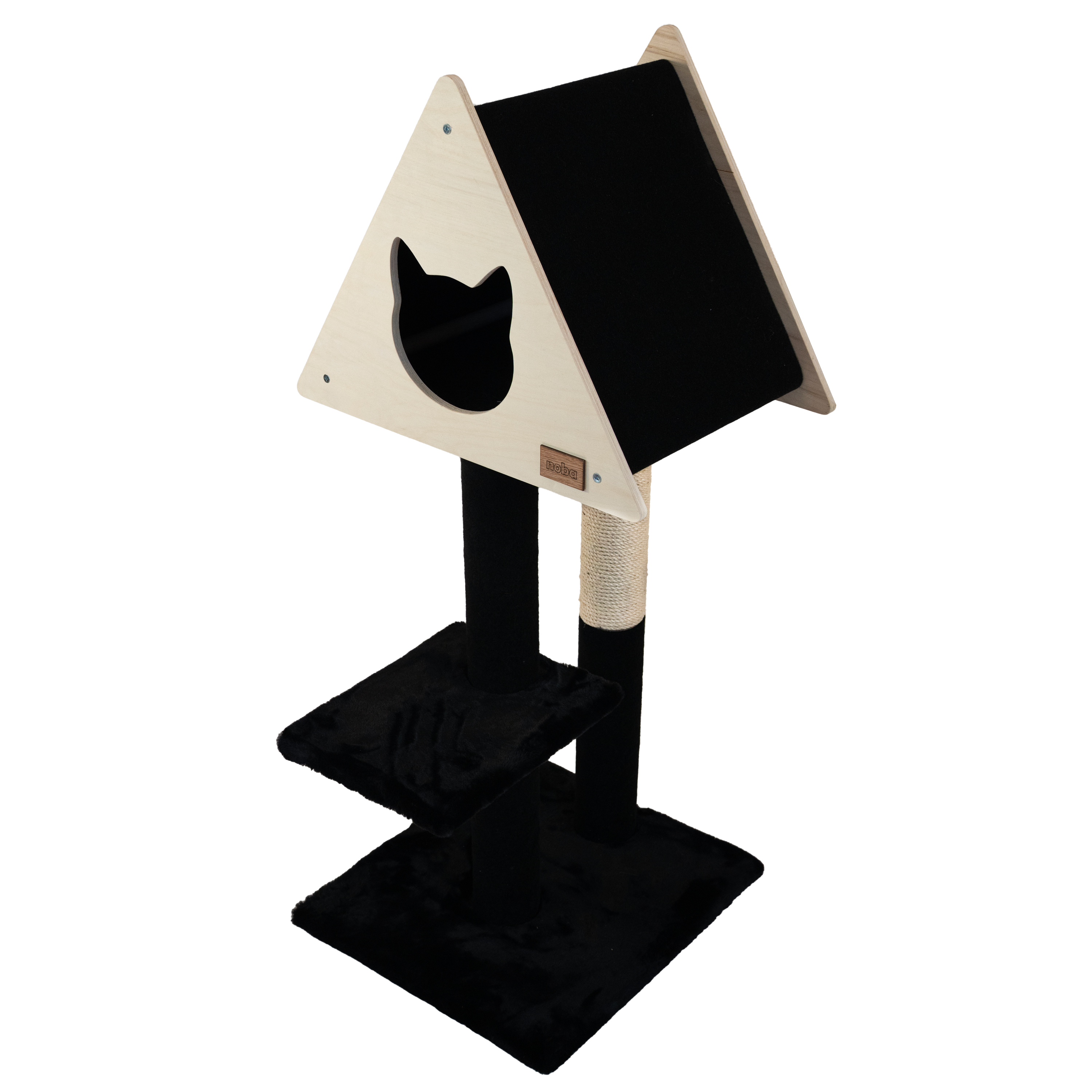 Teepee Hideout – Arbre à chats Deluxe à 2 niveaux