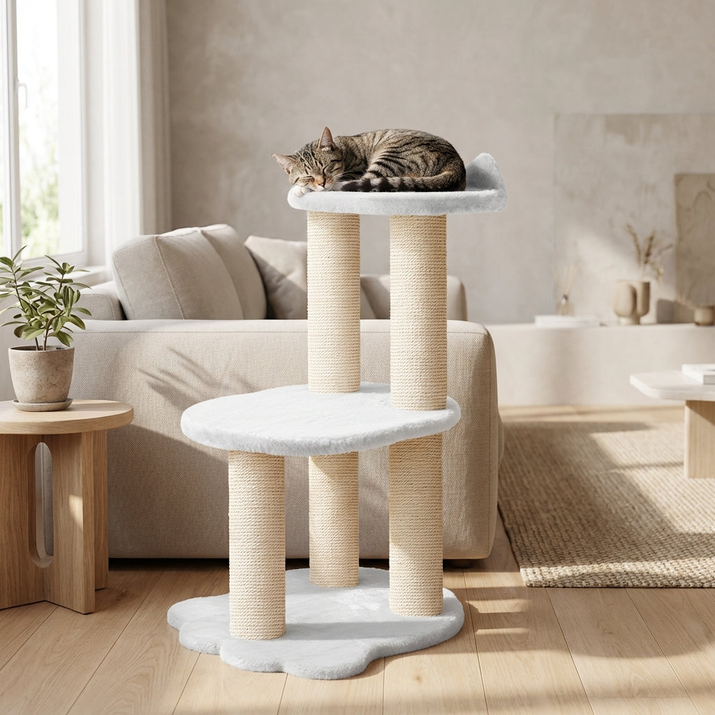 Cat Tree Relaxation – 2 Levels