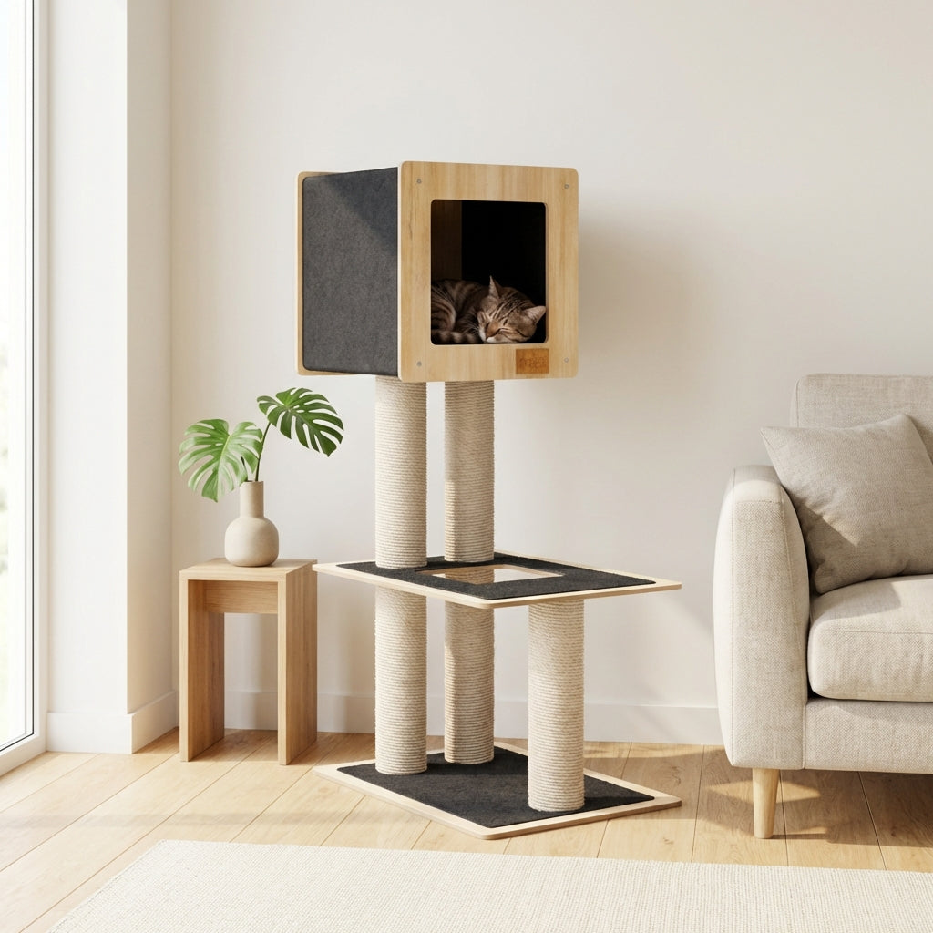 Arbre à Chat Hut Deluxe