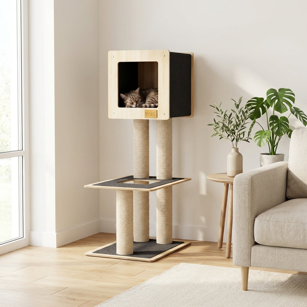Arbre à Chat Hut Deluxe
