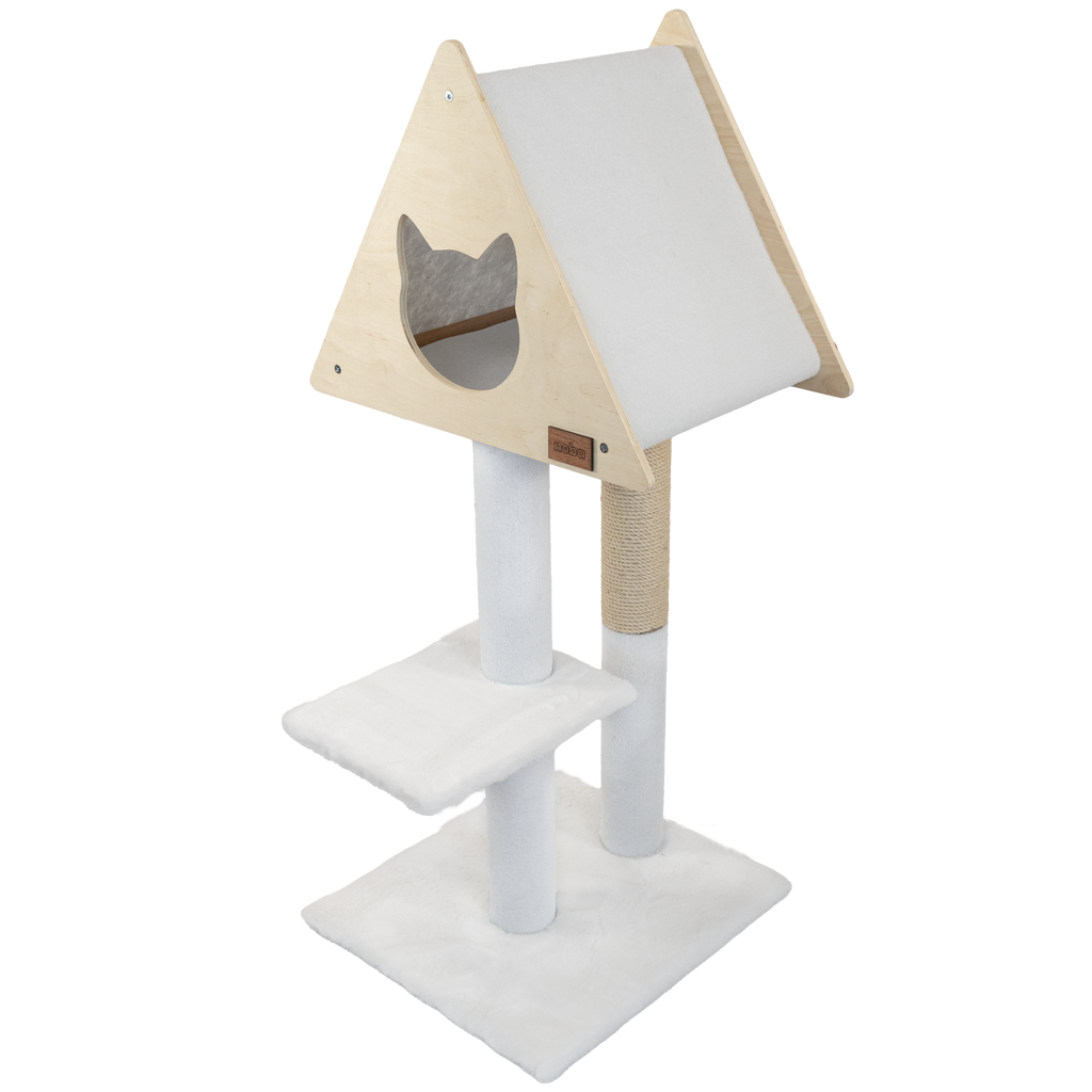 Teepee Hideout – Arbre à chats Deluxe à 2 niveaux