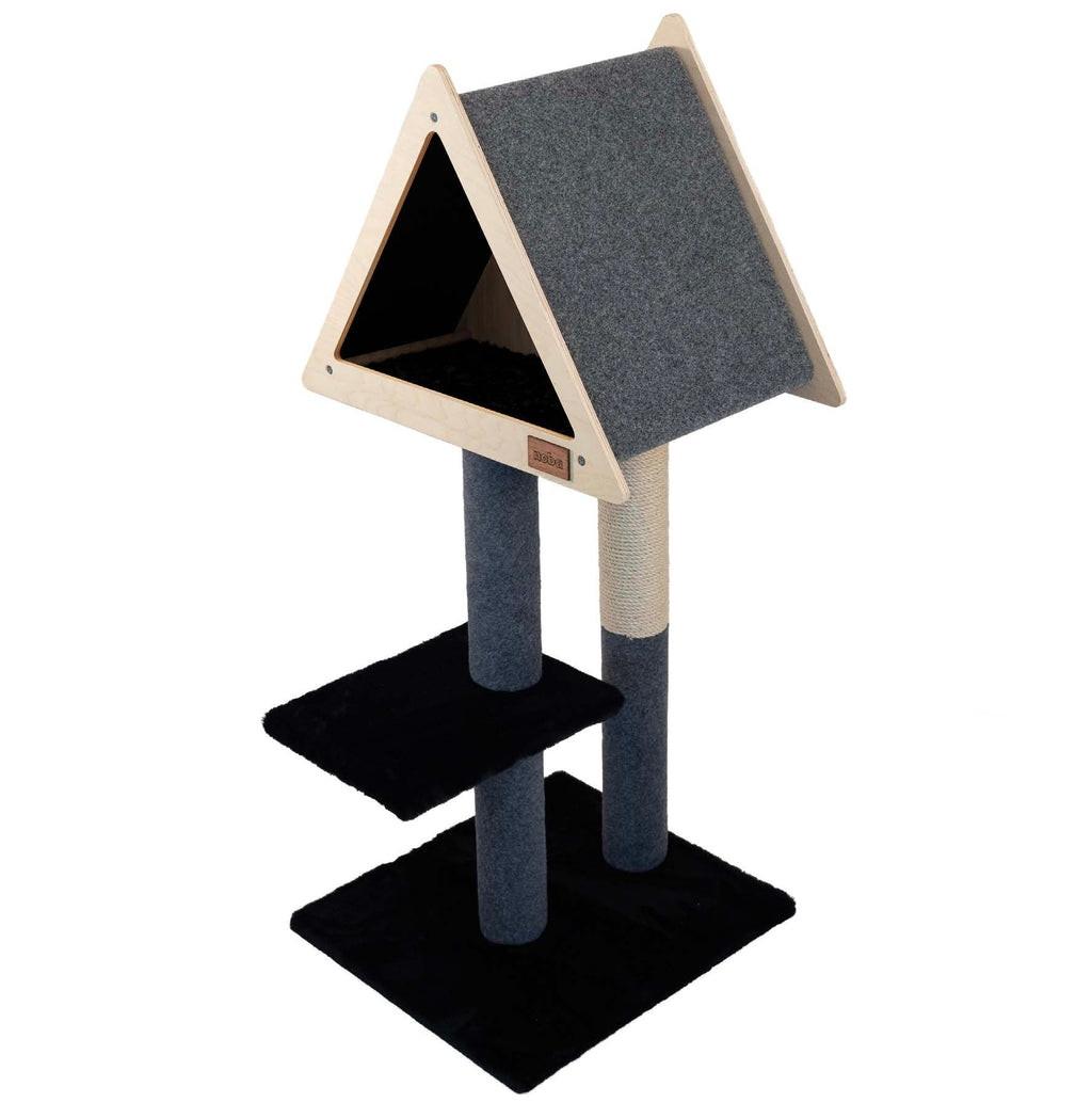 Teepee Hideout – Arbre à chats Deluxe à 2 niveaux