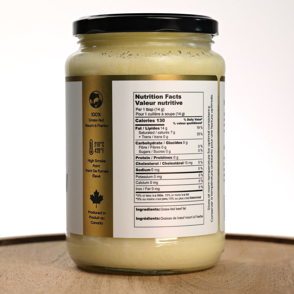 Grass-fed beef tallow