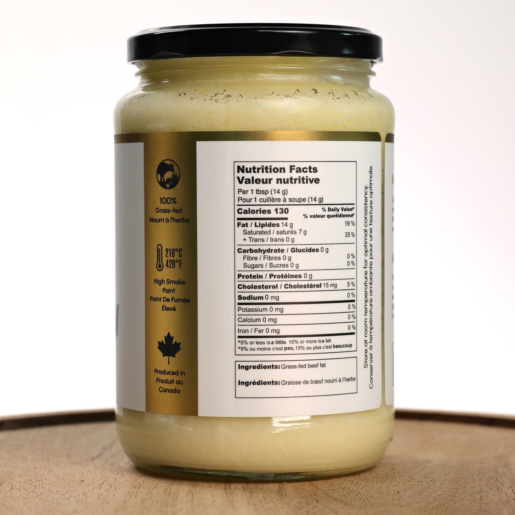 Grass-fed beef tallow
