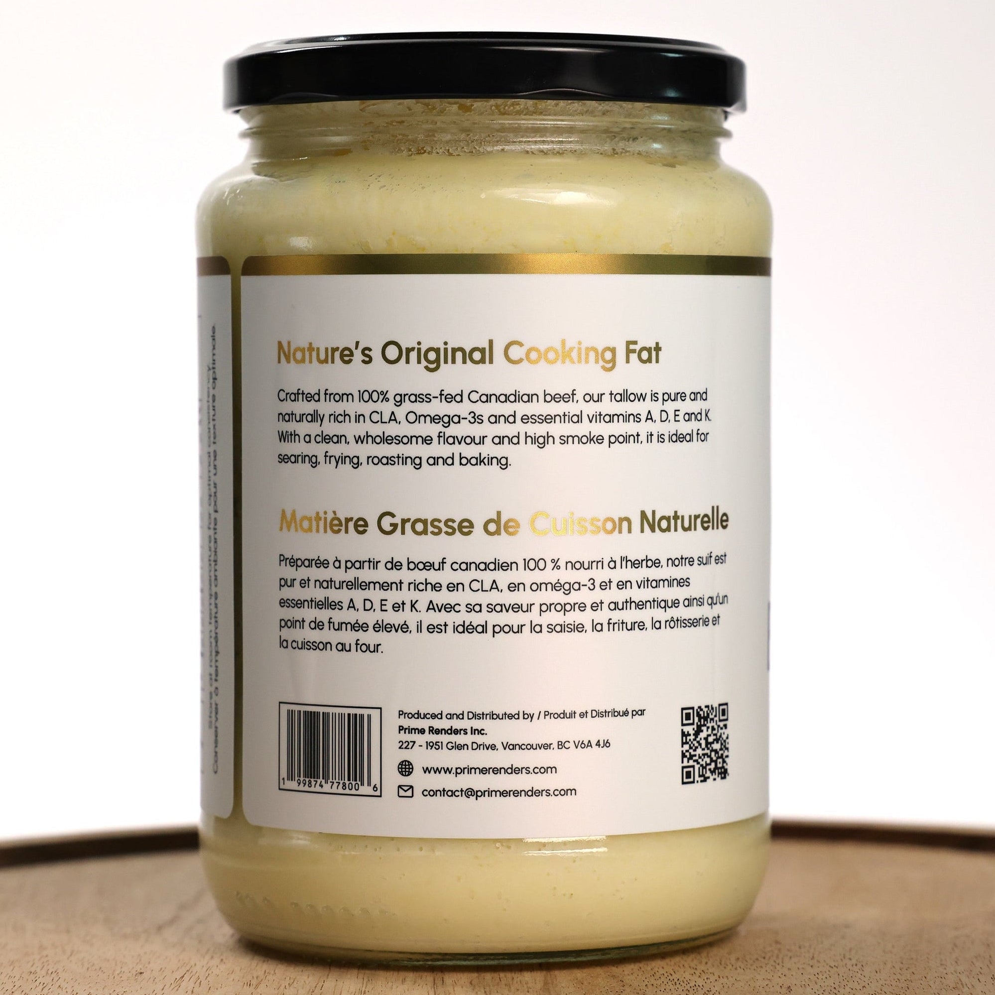 Grass-fed beef tallow