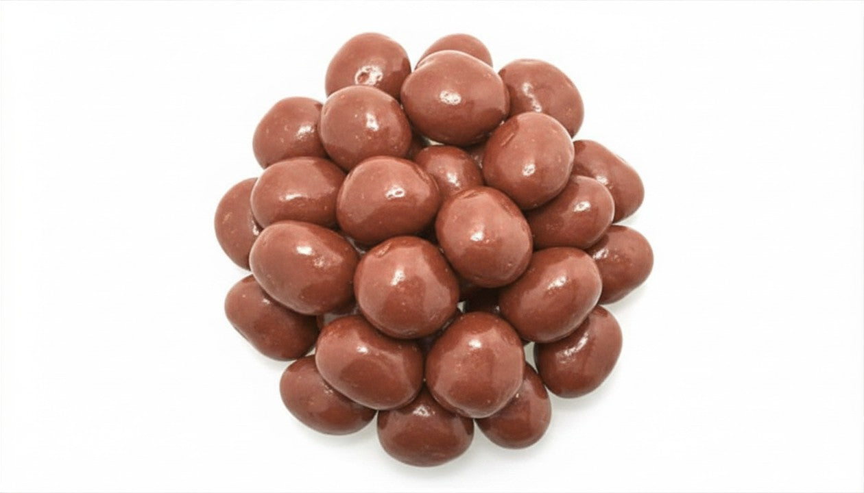 Raisins enrobés de chocolat au lait