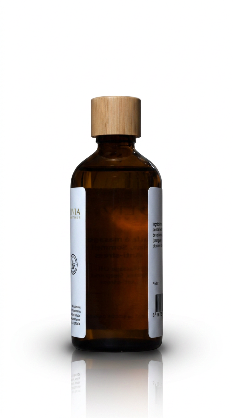 Relaxing and anti-stress massage oil