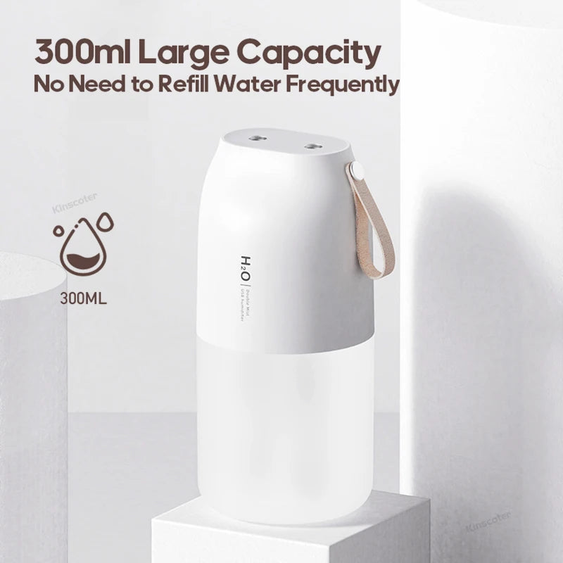 Humidificateur 300 ml Sans-Fil – Diffuseur USB