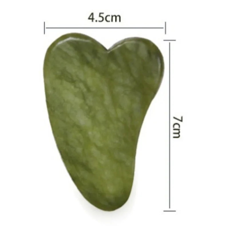 Masseur facial en jade naturel